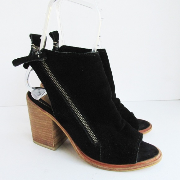 Dolce Vita Shoes - Dolce Vita | Ryann Suede Peep Toe Sandal Booties 6